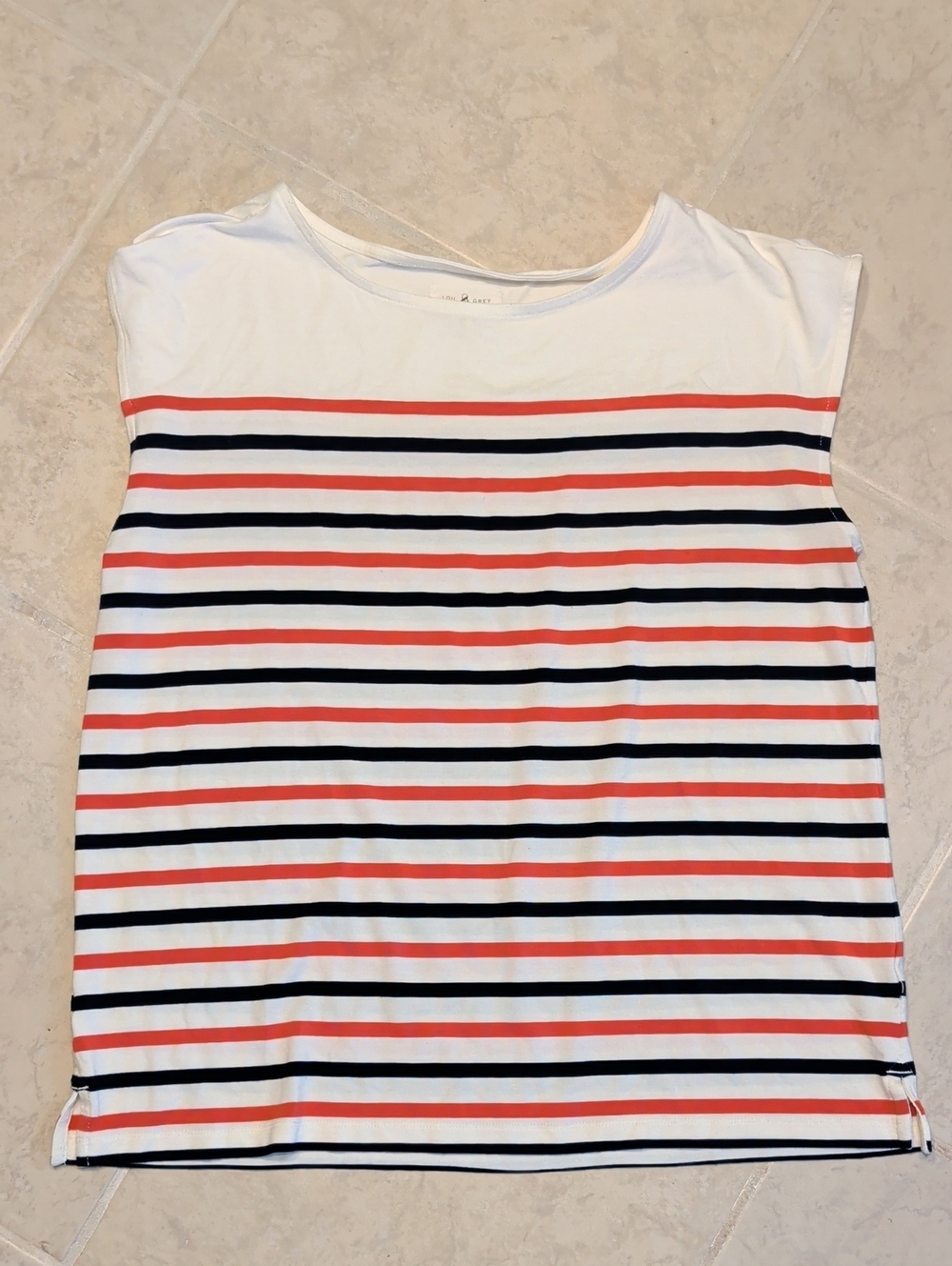 Lou & Grey Striped Sleeveless Top